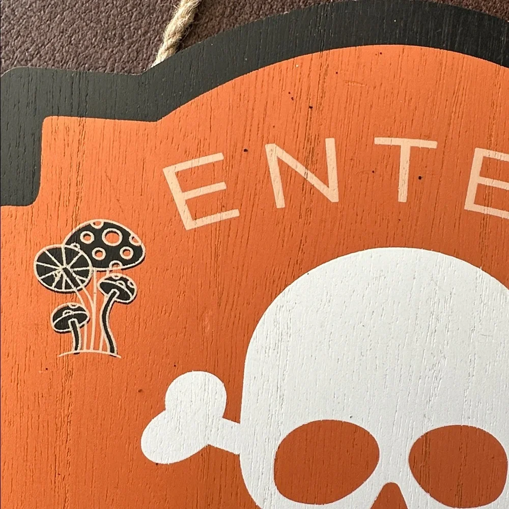 Target Halloween Decor with Black and Orange Accents